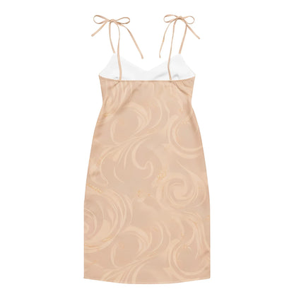 Tie-Strap Midi Dress - AwRans Clothing