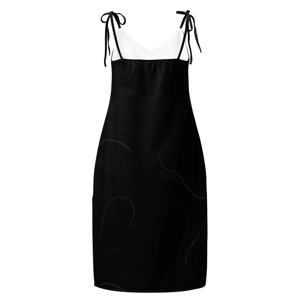 Tie-Strap Midi Dress Dress AwRans Clothing all-over-print-slip-dress-white-back-689c592a57da9