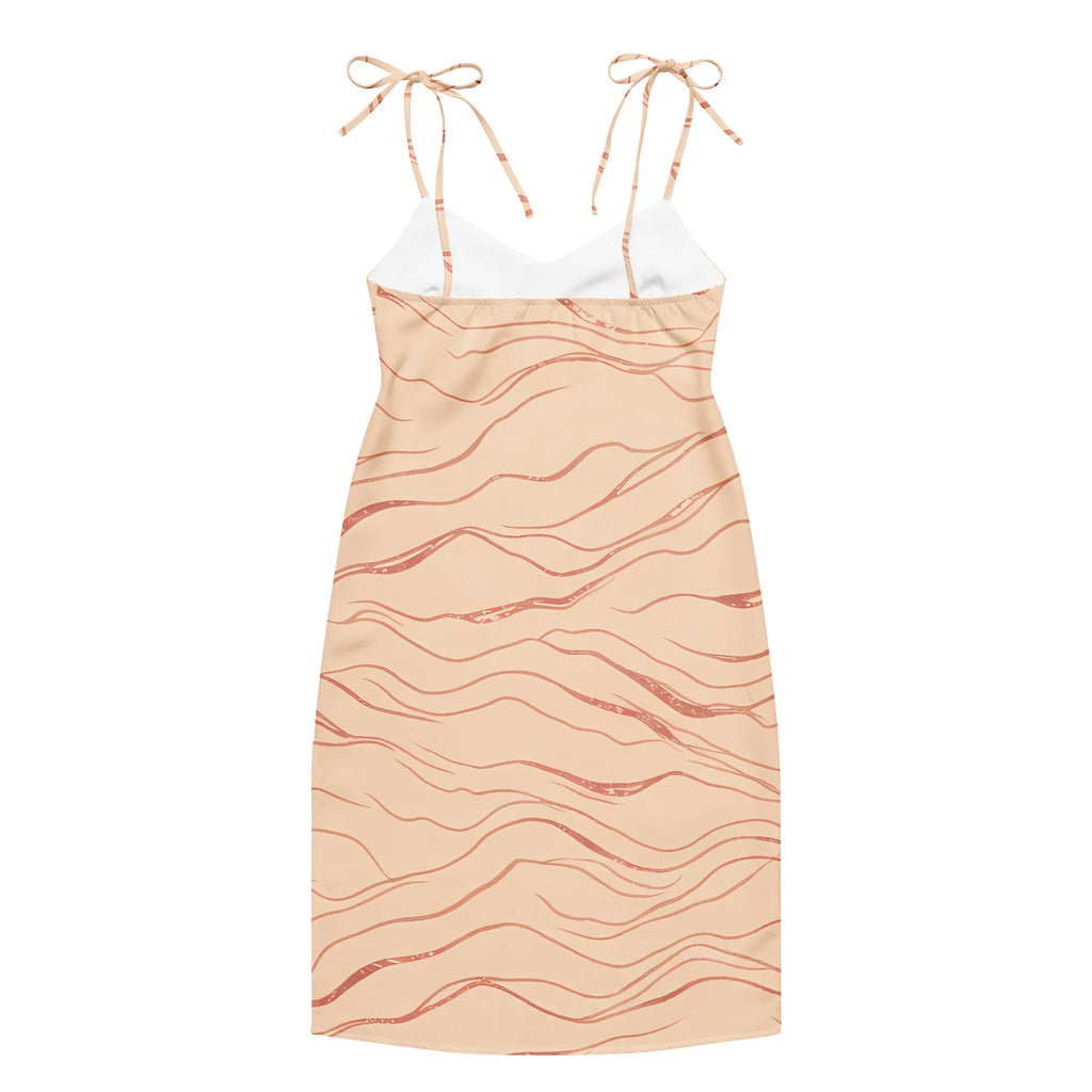 Tie-Strap Midi Dress Dress AwRans Clothing all-over-print-slip-dress-white-back-689c59969b1bc