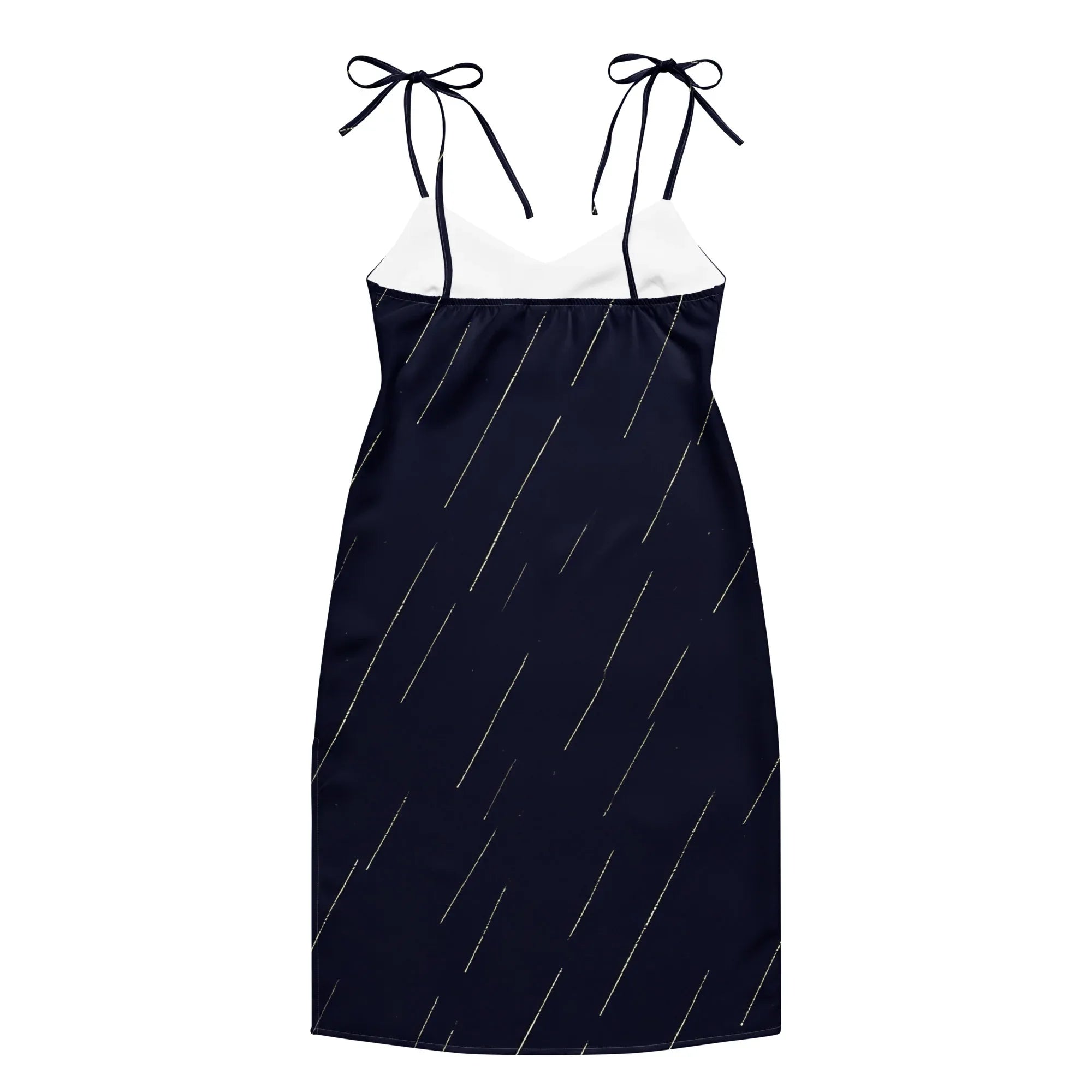 Tie-Strap Midi Dress Dress AwRans Clothing all-over-print-slip-dress-white-back-689c59cb1178c