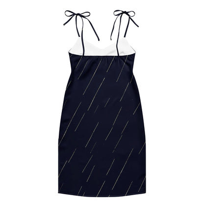 Tie-Strap Midi Dress - AwRans Clothing