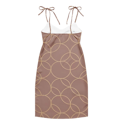 Tie-Strap Midi Dress - AwRans Clothing