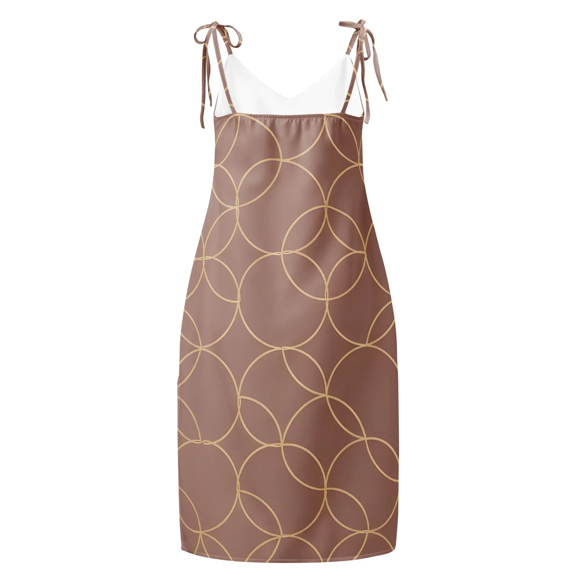 Tie-Strap Midi Dress Dress AwRans Clothing all-over-print-slip-dress-white-back-689c5a388ddef