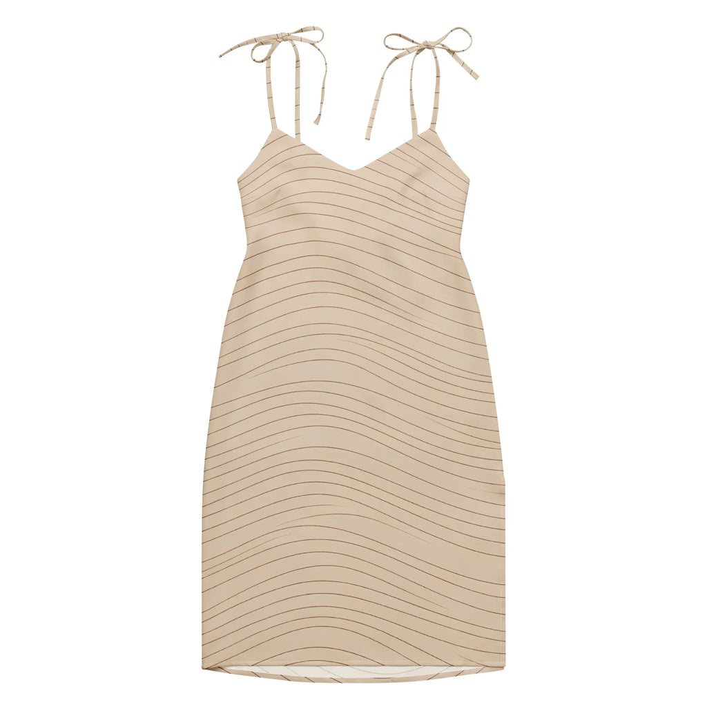 Tie-Strap Midi Dress Dress AwRans Clothing all-over-print-slip-dress-white-front-689c575a3639b