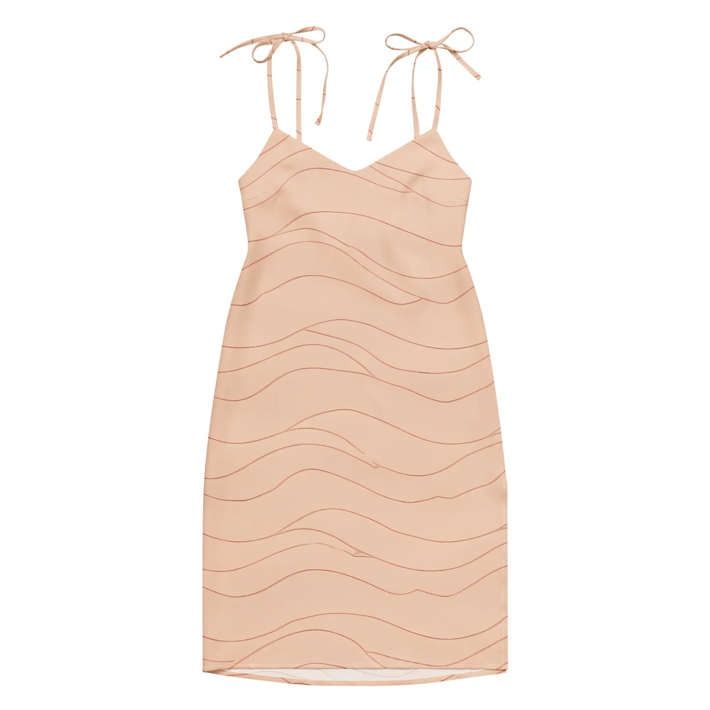 Tie-Strap Midi Dress - AwRans Clothing