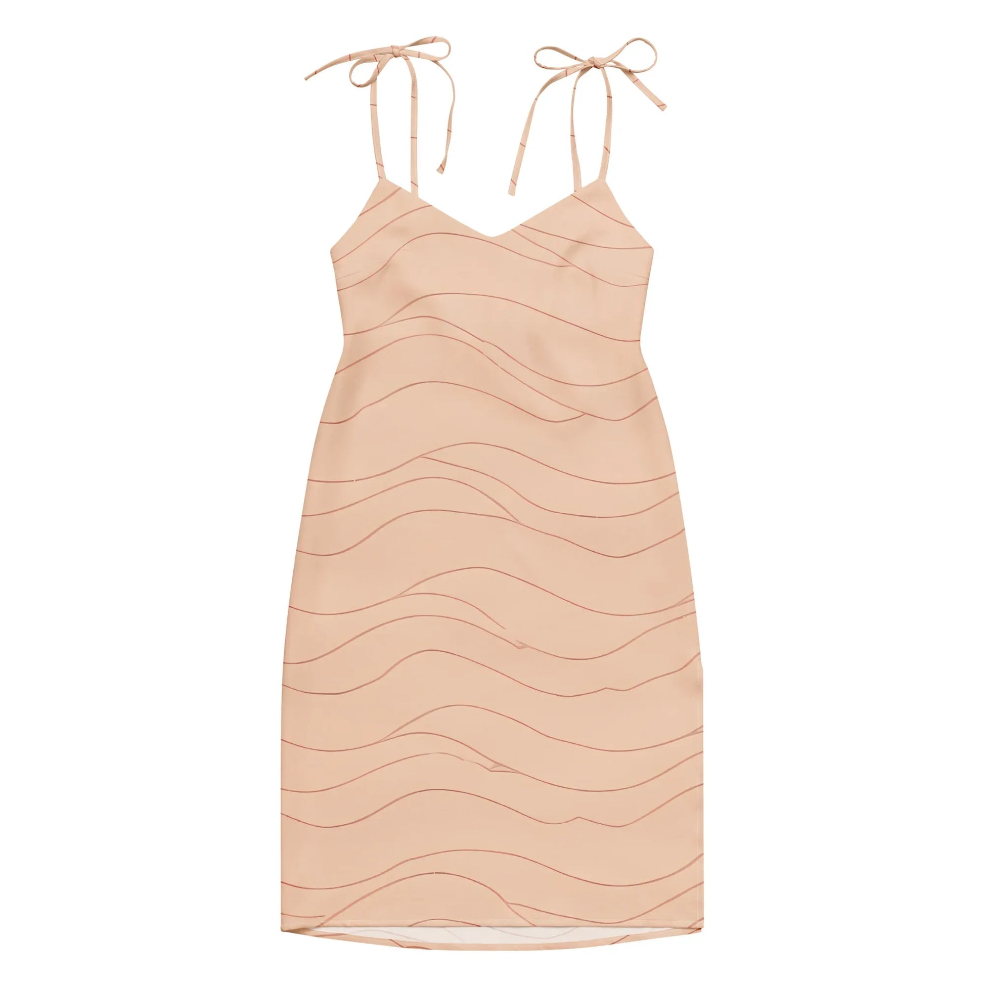 Tie-Strap Midi Dress - AwRans Clothing