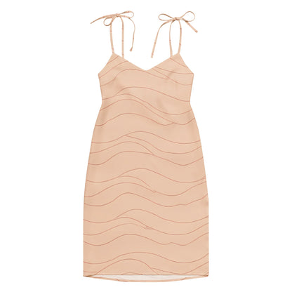 Tie-Strap Midi Dress - AwRans Clothing