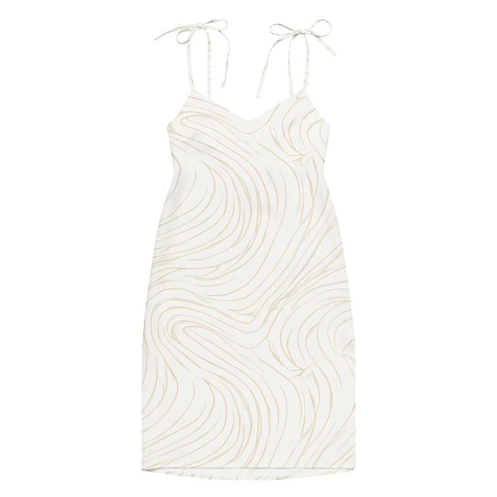 Tie-Strap Midi Dress Dress AwRans Clothing all-over-print-slip-dress-white-front-689c57c5e731f