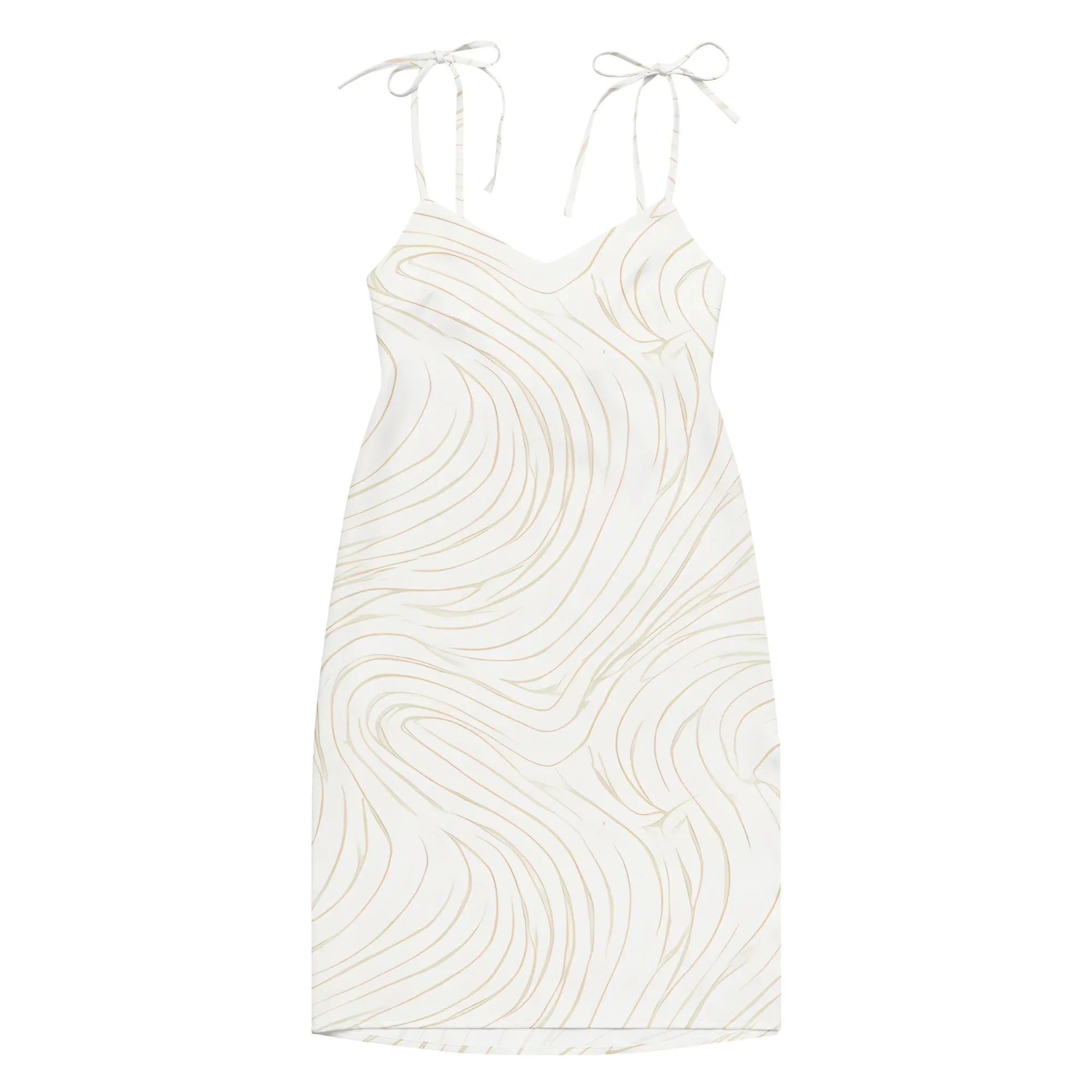 Tie-Strap Midi Dress Dress AwRans Clothing all-over-print-slip-dress-white-front-689c57c5e731f