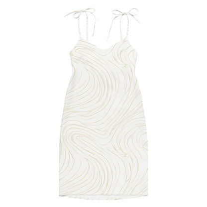 Tie-Strap Midi Dress - AwRans Clothing