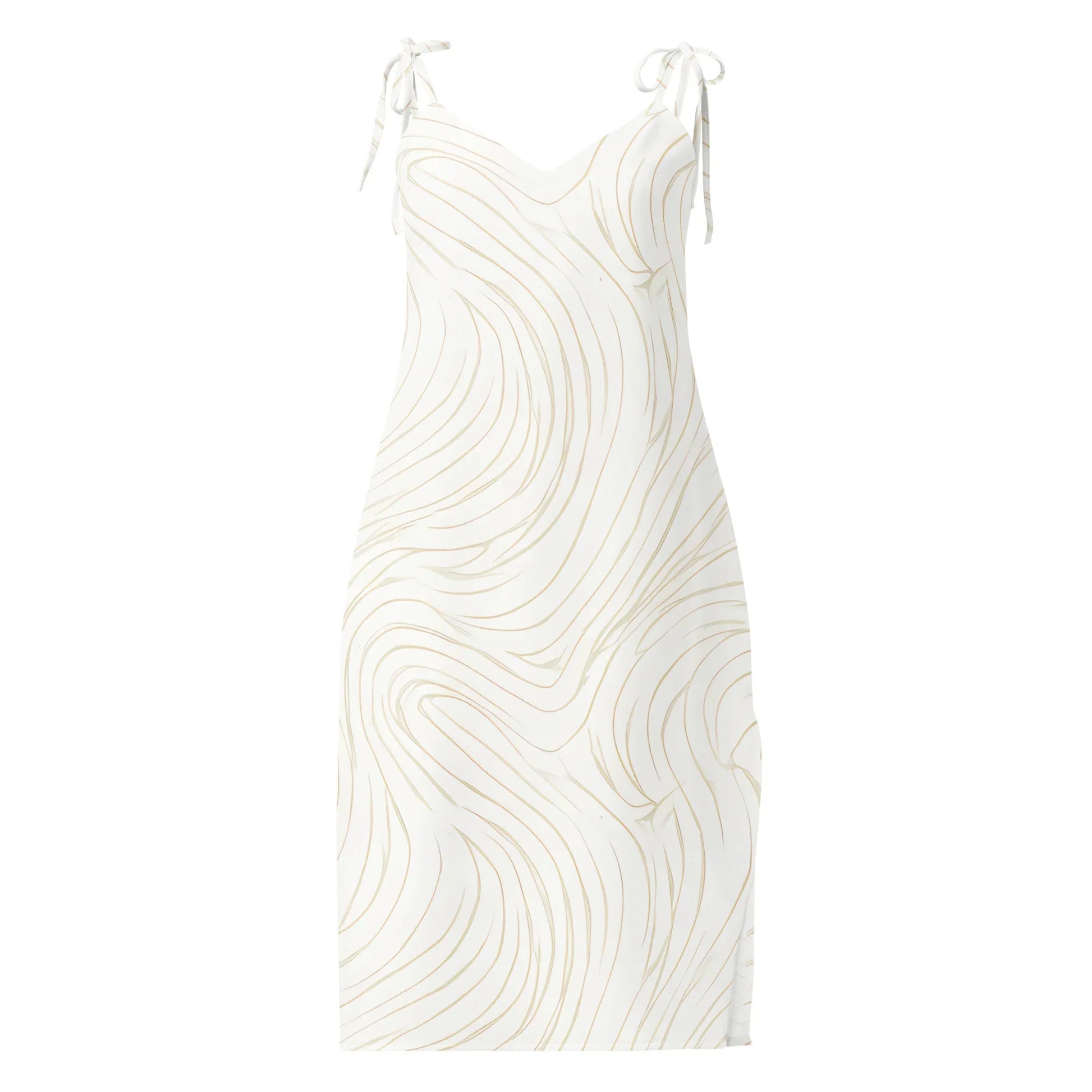 Tie-Strap Midi Dress - AwRans Clothing