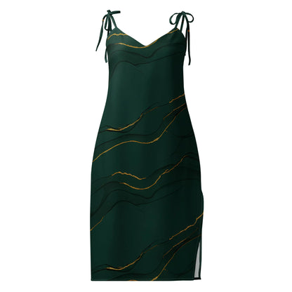 Tie-Strap Midi Dress - AwRans Clothing