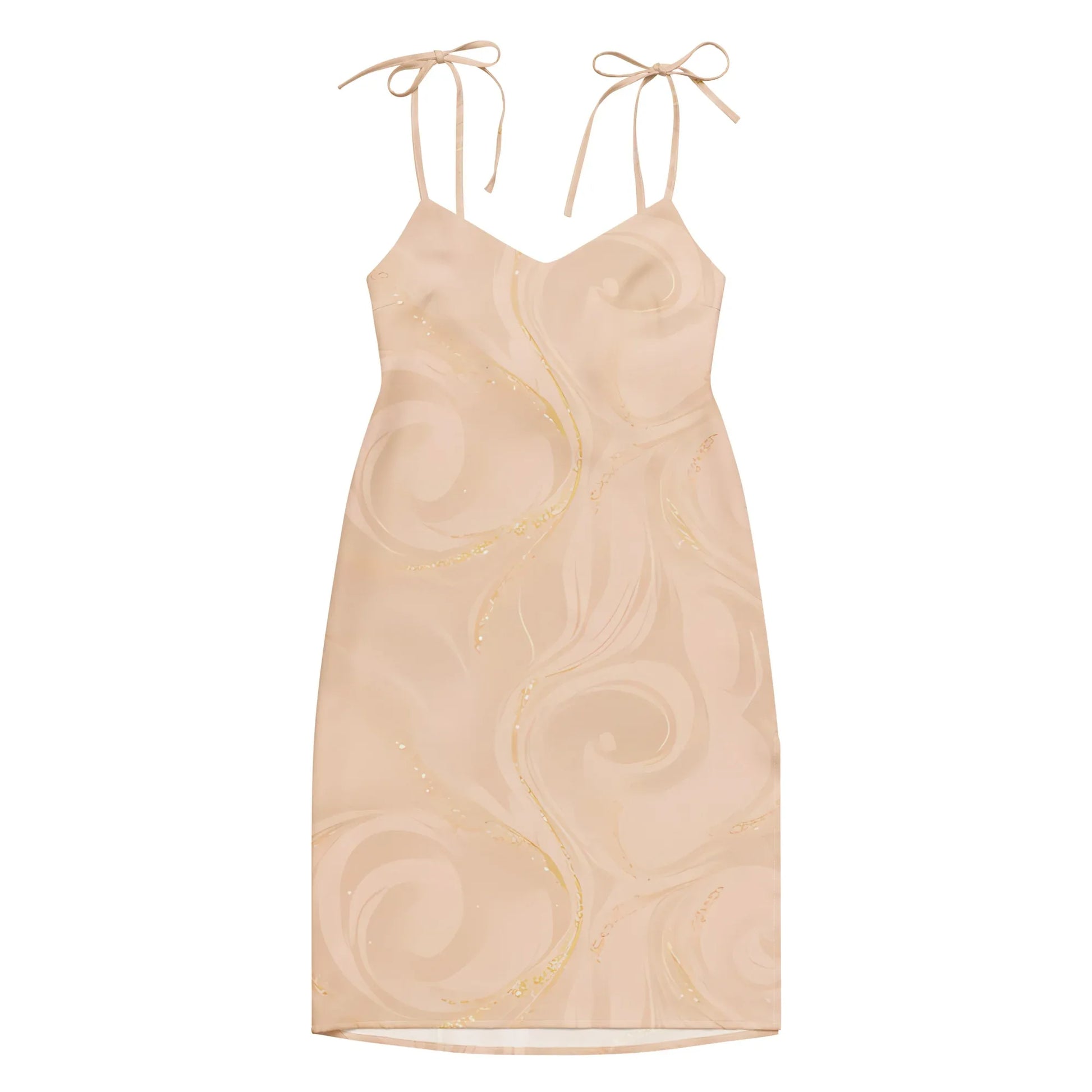 Tie-Strap Midi Dress - AwRans Clothing