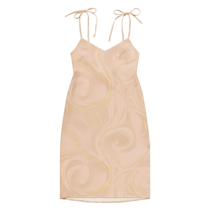 Tie-Strap Midi Dress - AwRans Clothing