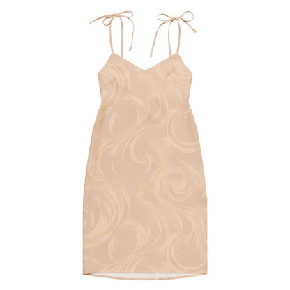 Tie-Strap Midi Dress - AwRans Clothing