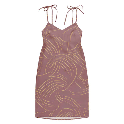 Tie-Strap Midi Dress - AwRans Clothing