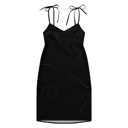 Tie-Strap Midi Dress - AwRans Clothing