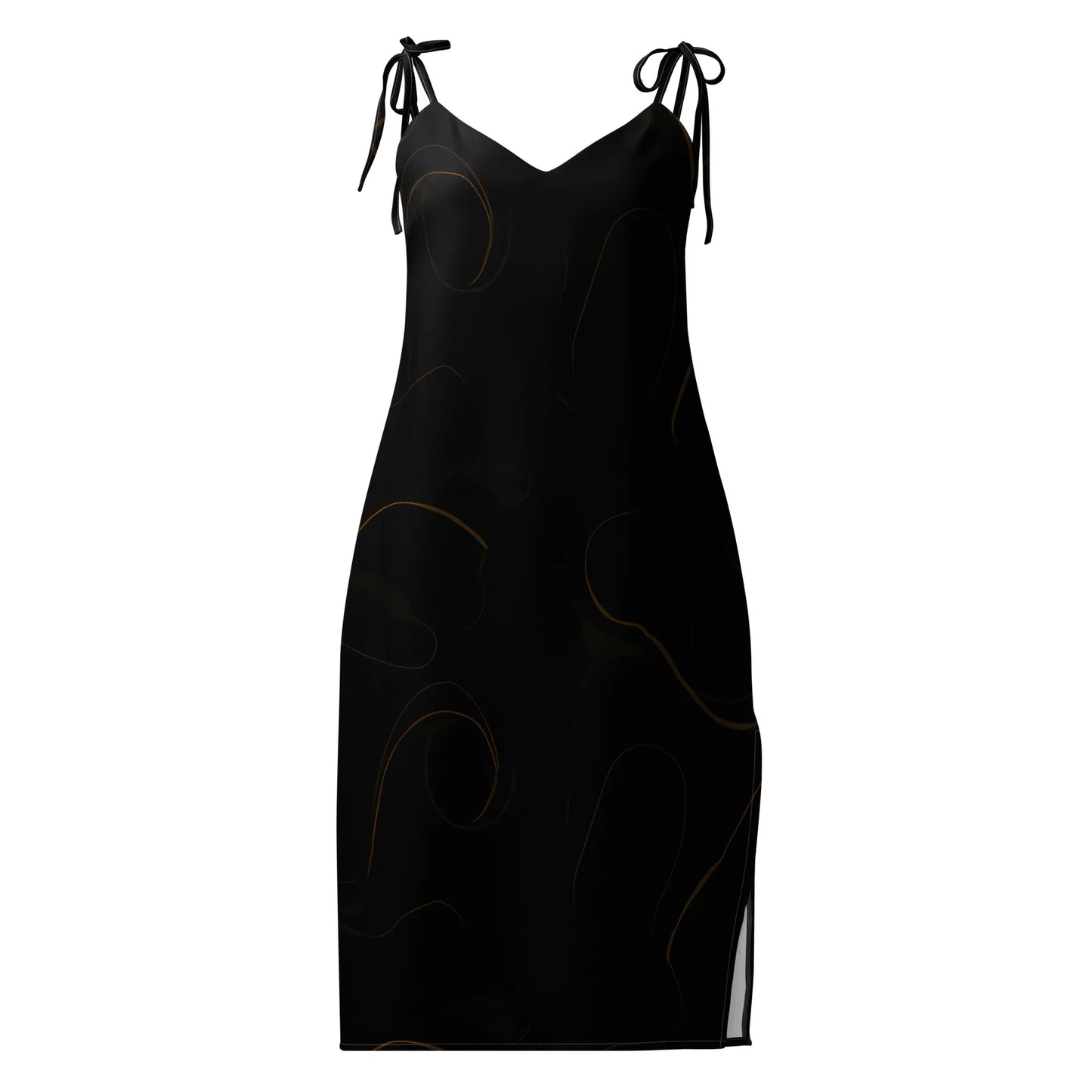 Tie-Strap Midi Dress - AwRans Clothing