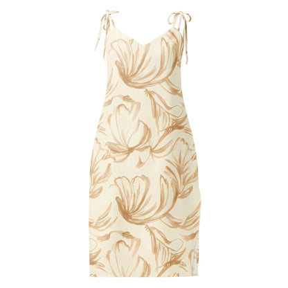 Tie-Strap Midi Dress - AwRans Clothing