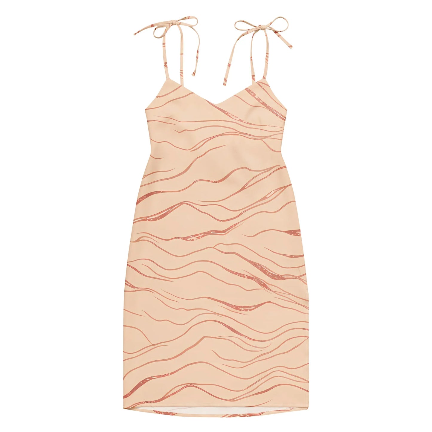 Tie-Strap Midi Dress - AwRans Clothing