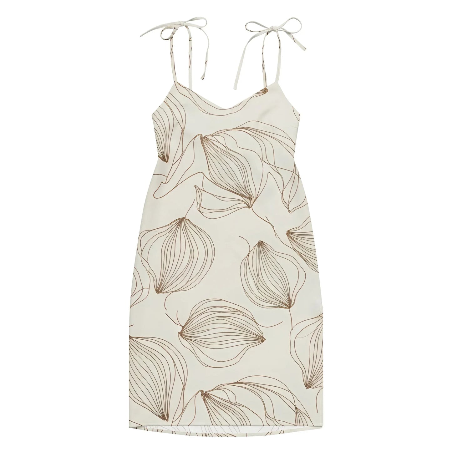 Tie-Strap Midi Dress - AwRans Clothing