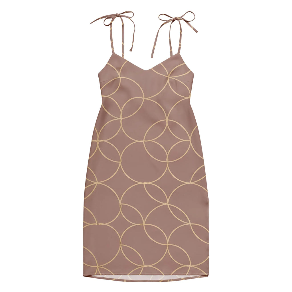 Tie-Strap Midi Dress Dress AwRans Clothing all-over-print-slip-dress-white-front-689c5a388d84f
