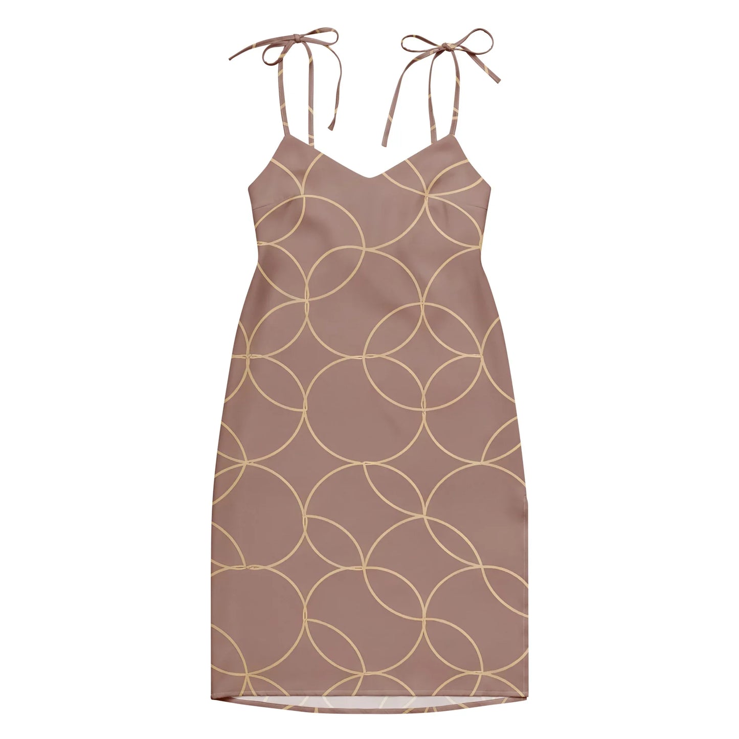 Tie-Strap Midi Dress - AwRans Clothing