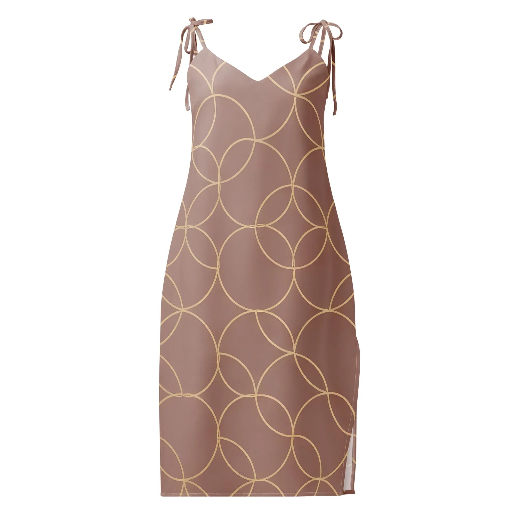 Tie-Strap Midi Dress - AwRans Clothing