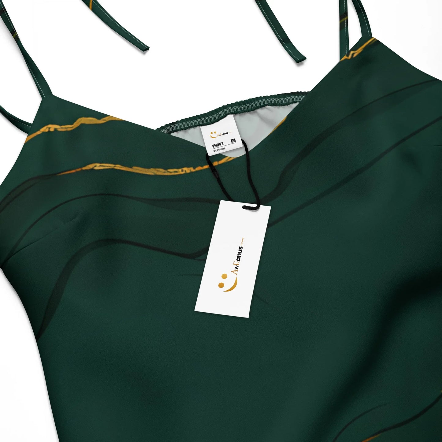 Tie-Strap Midi Dress - AwRans Clothing