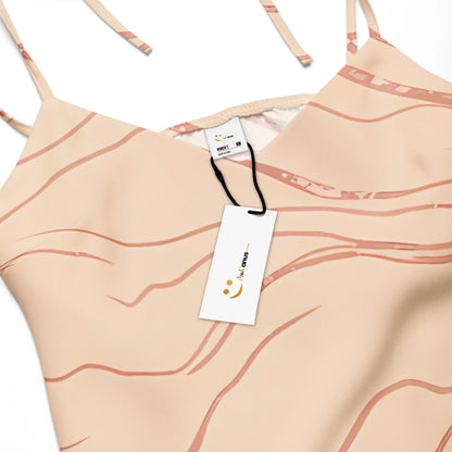 Tie-Strap Midi Dress - AwRans Clothing