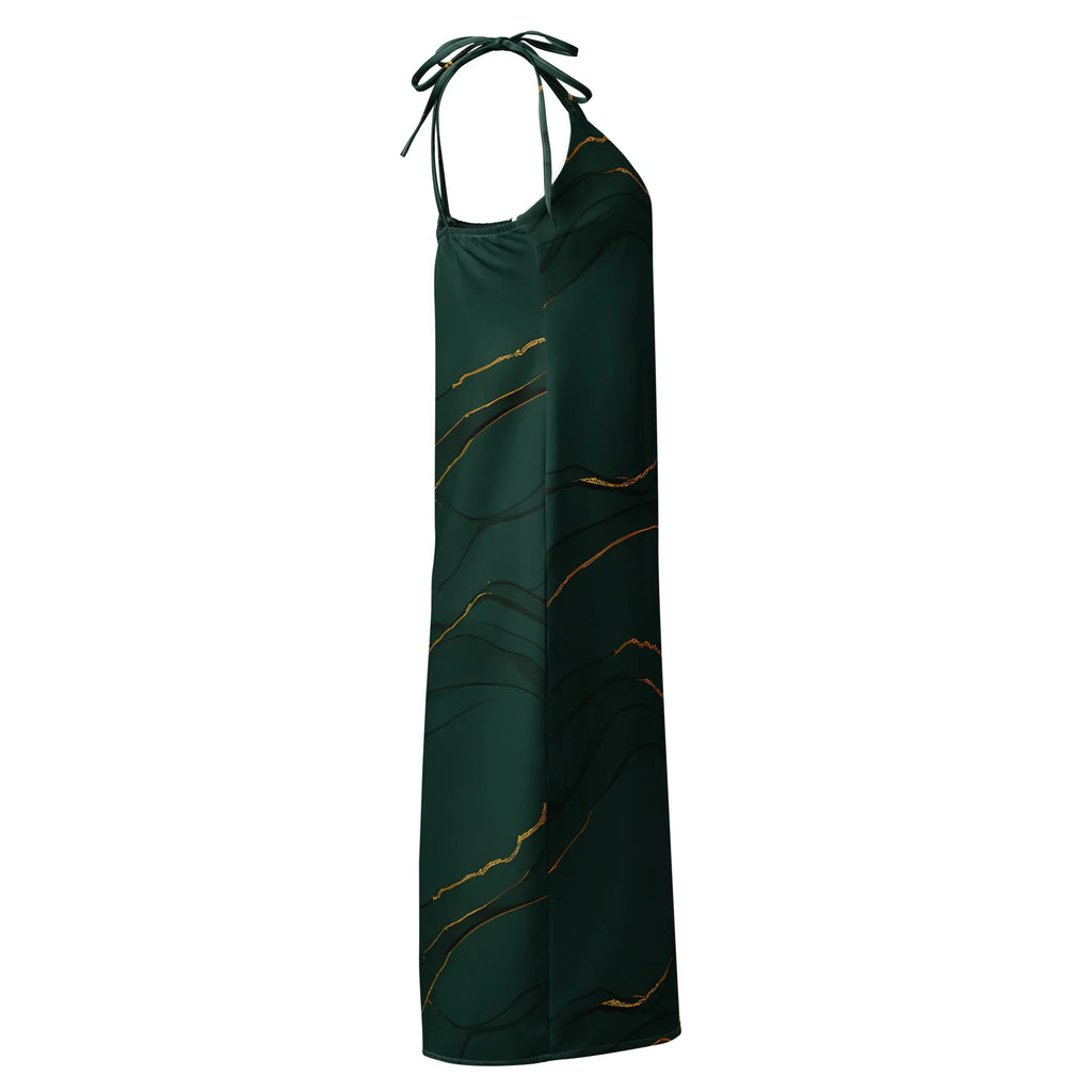 Tie-Strap Midi Dress Dress AwRans Clothing all-over-print-slip-dress-white-right-689c5854c0bde