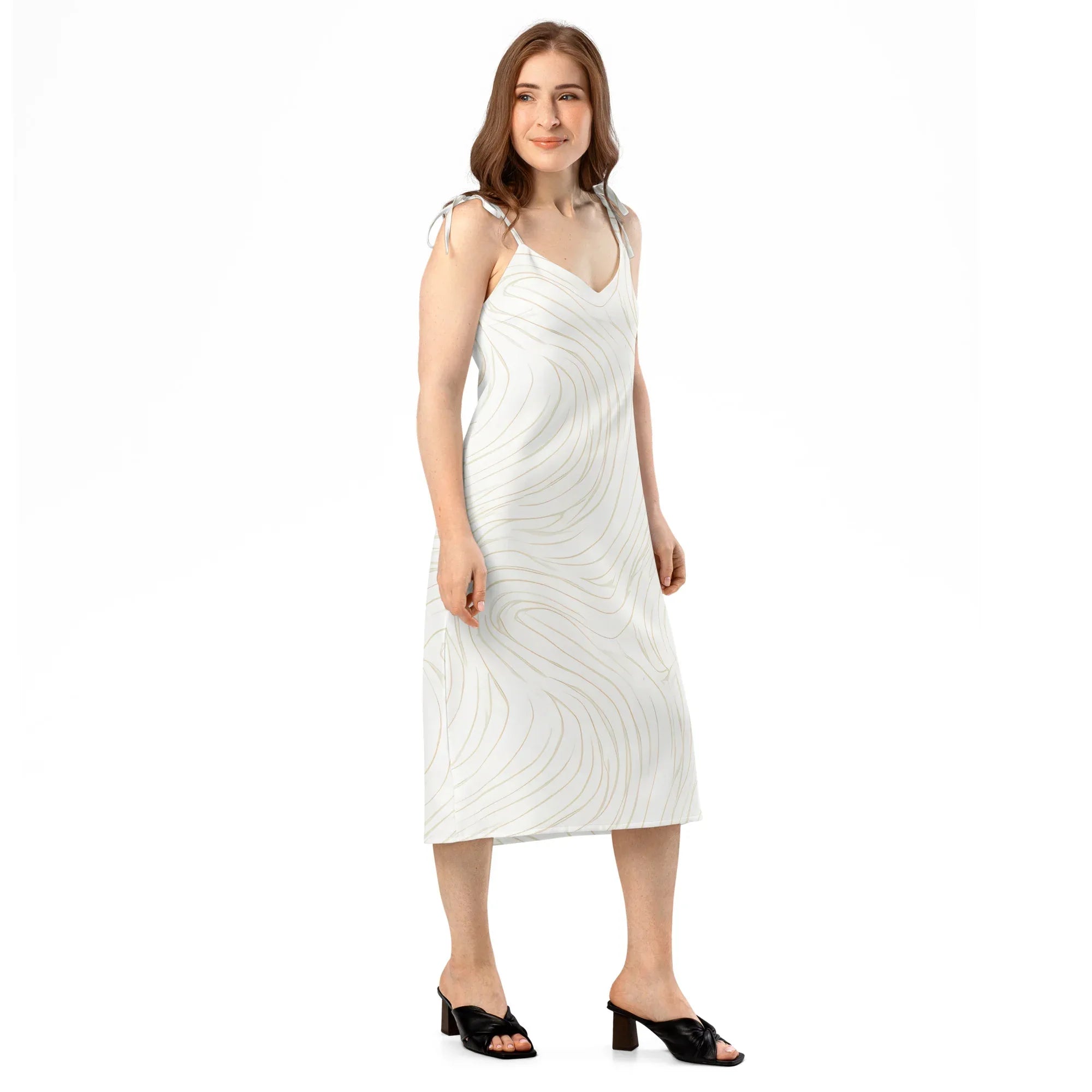 Tie-Strap Midi Dress Dress AwRans Clothing all-over-print-slip-dress-white-right-front-689c57c5e6bab