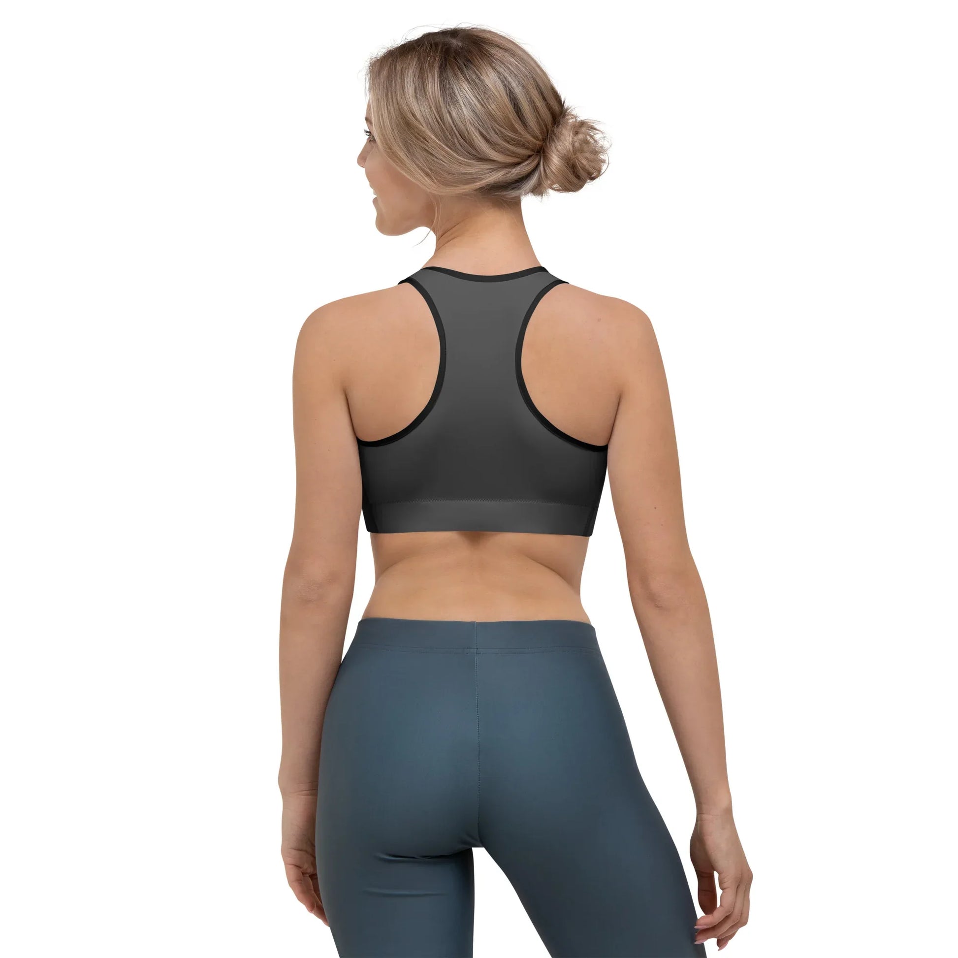 Sports Bra - Charcoal-Gray - AwRans Clothing
