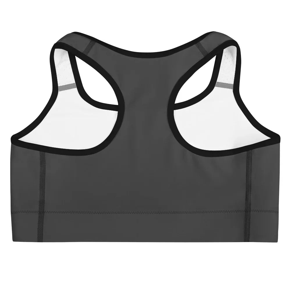 Sports Bra - Charcoal-Gray - AwRans Clothing