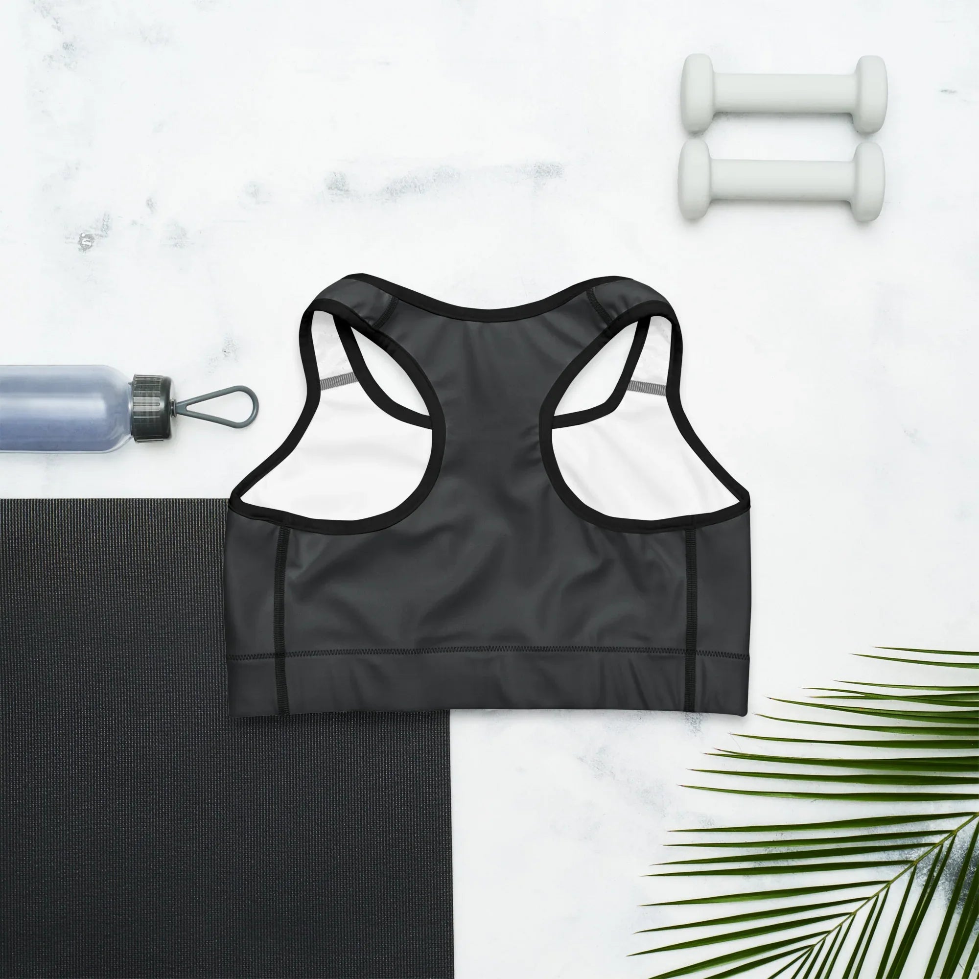 Sports Bra Black-Onyx Sports Bra AwRans Clothing all-over-print-sports-bra-black-back-67ebfba84495b