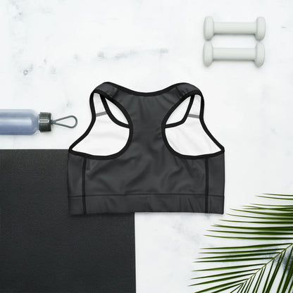 Sports Bra Black-Onyx - AwRans Clothing
