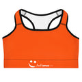 Sports Bra Black Sports Bra AwRans Clothing all-over-print-sports-bra-black-front-67ebec034510d