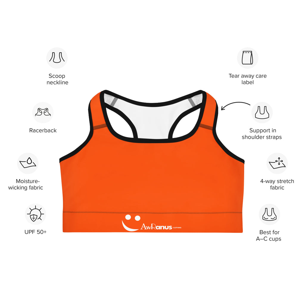 Sports Bra Sports Bra AwRans Clothing all-over-print-sports-bra-black-front-67ebec0346fe6