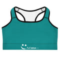Sports Bra Black Sports Bra AwRans Clothing all-over-print-sports-bra-black-front-67ebede22006c