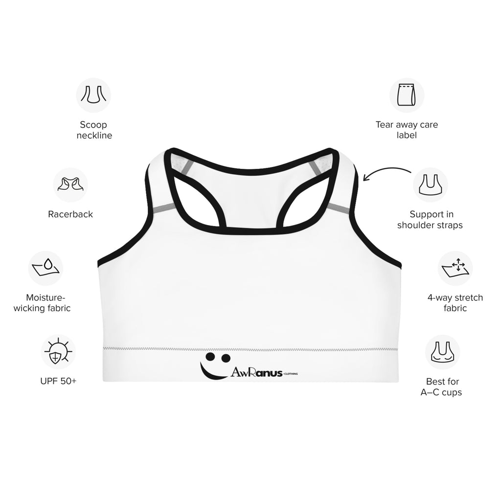 Sports Bra Sports Bra AwRans Clothing all-over-print-sports-bra-black-front-67ebf2f198a83
