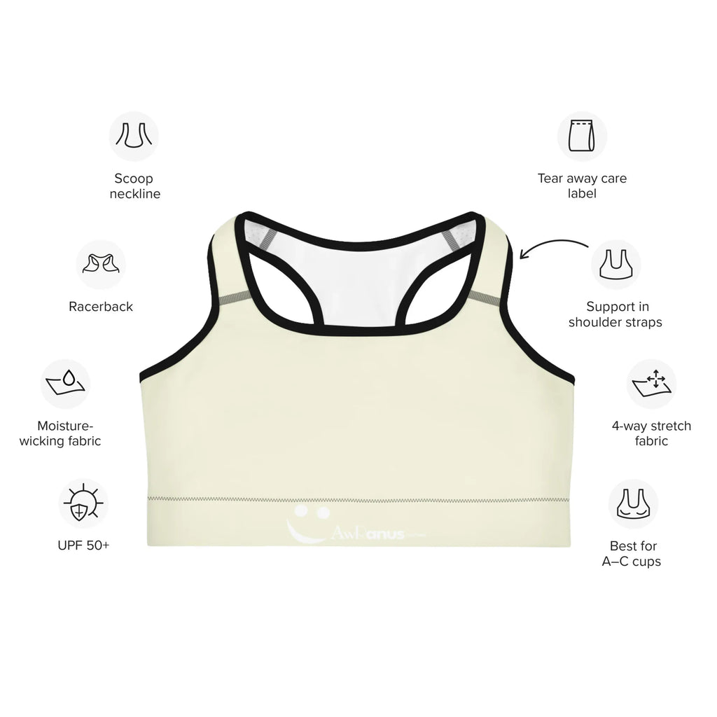 Sports Bra Sports Bra AwRans Clothing all-over-print-sports-bra-black-front-67ebf37820694