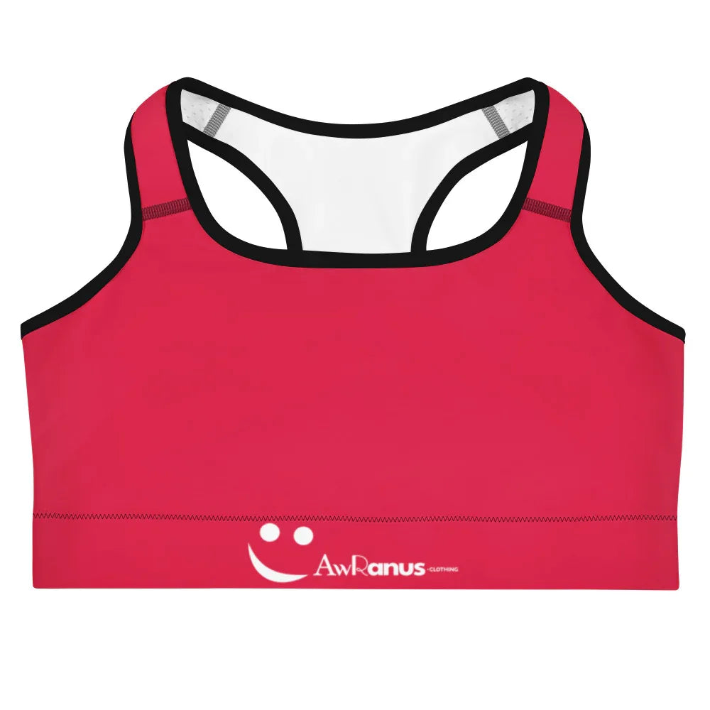 Sports Bra Black Sports Bra AwRans Clothing all-over-print-sports-bra-black-front-67ebfa5f45a0f
