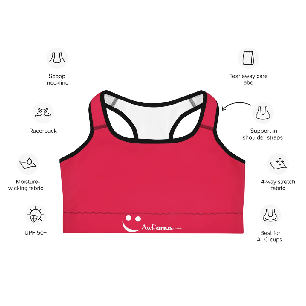 Sports Bra Sports Bra AwRans Clothing all-over-print-sports-bra-black-front-67ebfa5f46c22