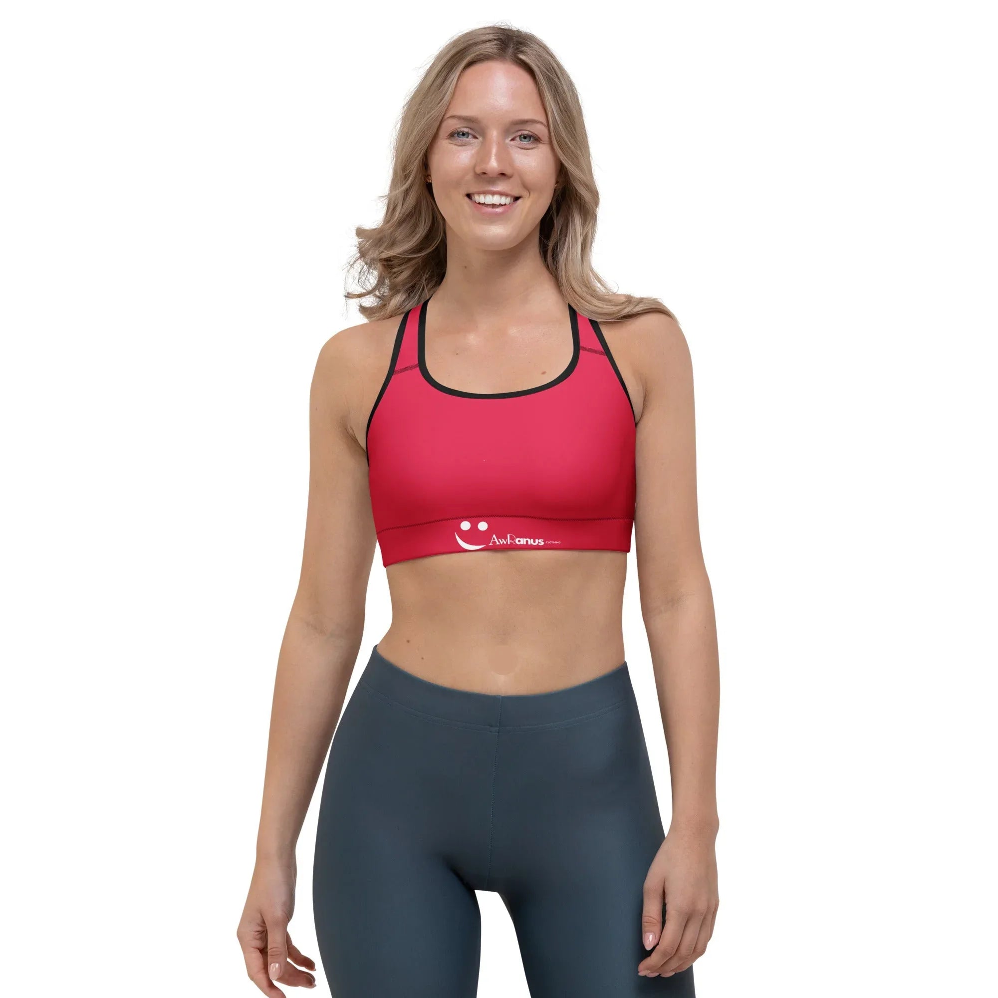 Sports Bra Sports Bra AwRans Clothing all-over-print-sports-bra-black-front-67ebfa5f47929
