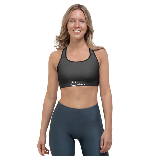 Sports Bra - Charcoal-Gray - AwRans Clothing