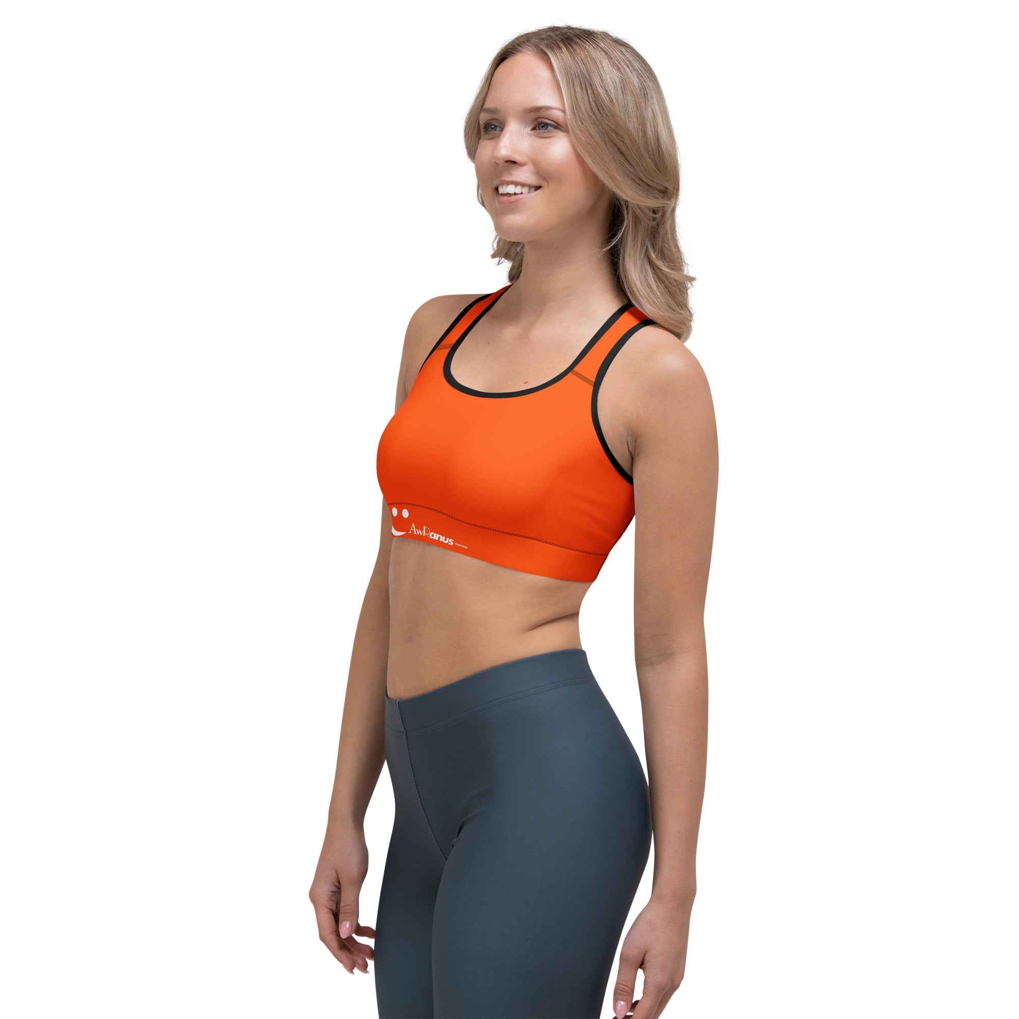 Sports Bra Sports Bra AwRans Clothing all-over-print-sports-bra-black-left-67ebec0347888