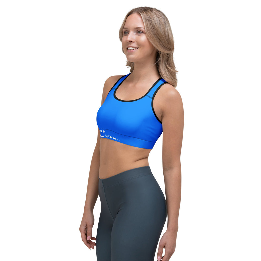 Sports Bra Sports Bra AwRans Clothing all-over-print-sports-bra-black-left-67ebec90ec324