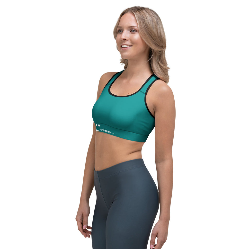 Sports Bra Sports Bra AwRans Clothing all-over-print-sports-bra-black-left-67ebede2236ca