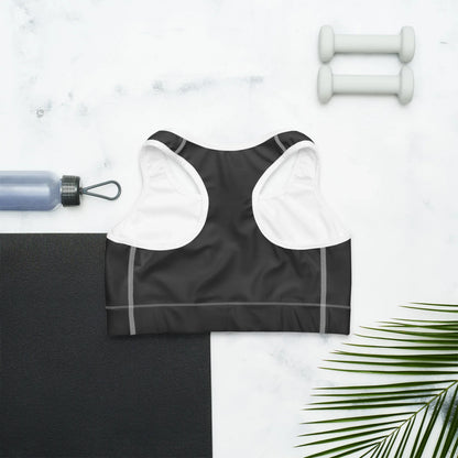 Sports Bra - Charcoal-Gray - AwRans Clothing