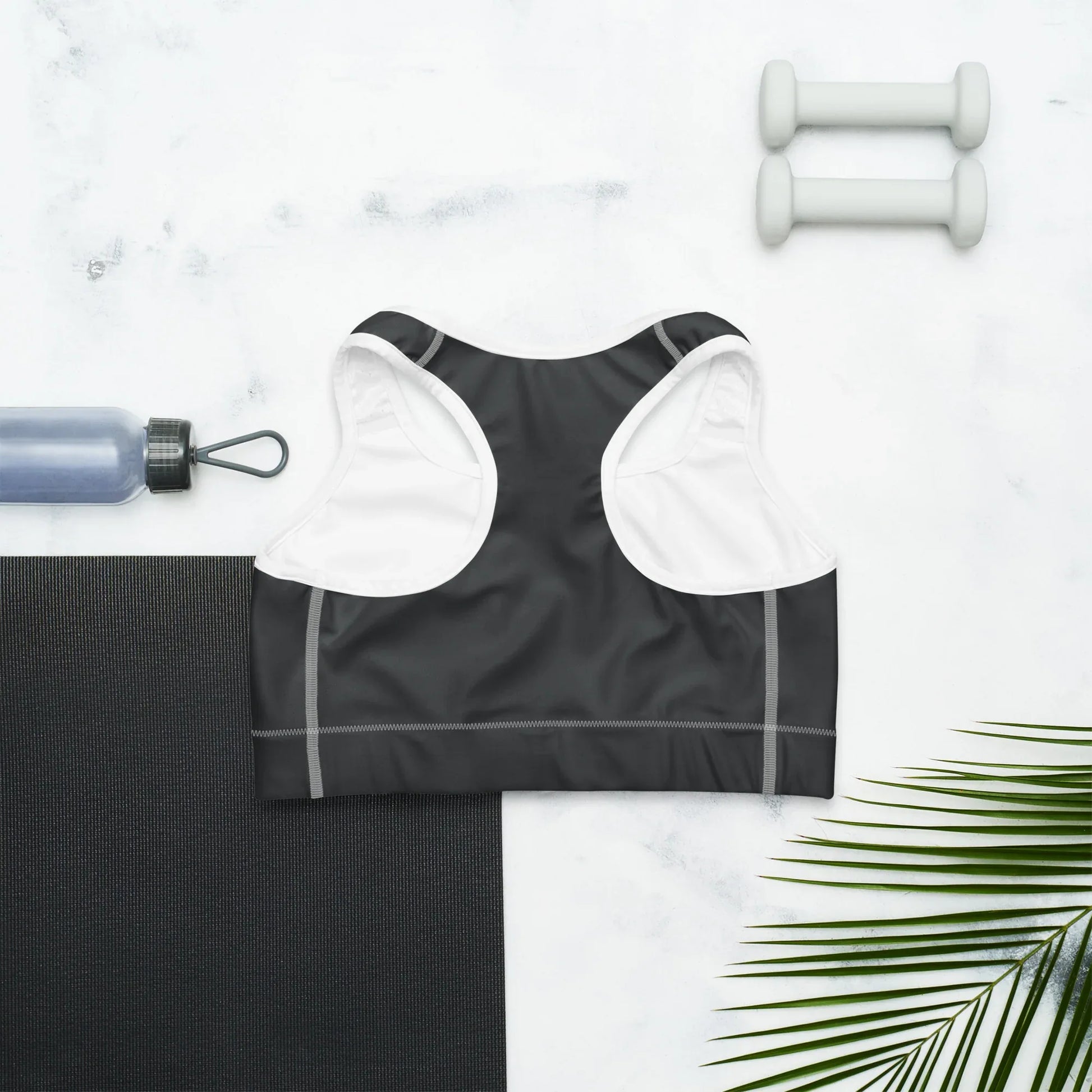 Sports Bra Black-Onyx - AwRans Clothing